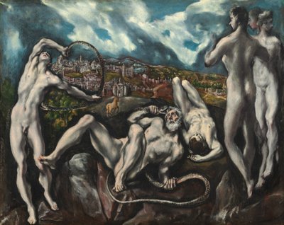 ラオコーン、c。 16101614。 作： El Greco