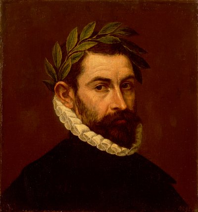 詩人アロンソ・デ・エルシーリャの肖像 作： El Greco