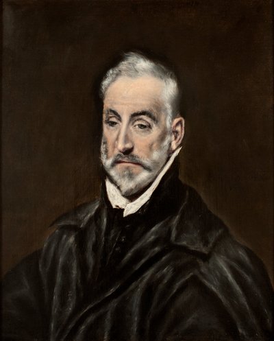 スペイン語  アントニオ・デ・コバルビアス・イ・レイヴァの肖像 アントニオ・デ・コバルビアス・イ・レイヴァ（1514-1602）、スペインの法学者、人文主義者。 作： El Greco