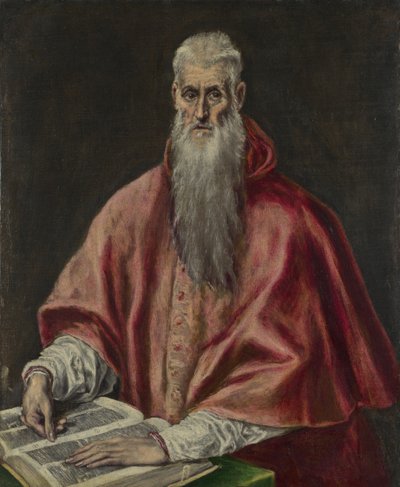 聖ジェローム、枢機卿、15901600 作： El Greco
