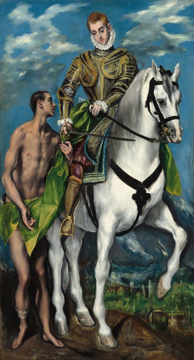 聖マルティンと乞食 作： El Greco