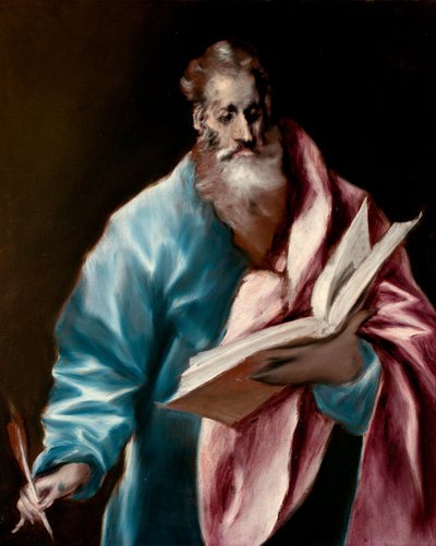 福音伝道者聖マタイ 作： El Greco