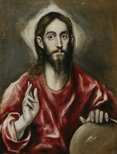 世界の救世主ムンディ救世主、1608-1614 作： El Greco