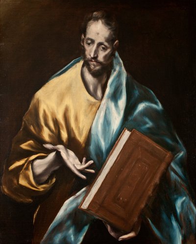 スペイン語  El apóstol Santiago el Menor 小さき使徒聖ヤコブ 作： エルグレコ