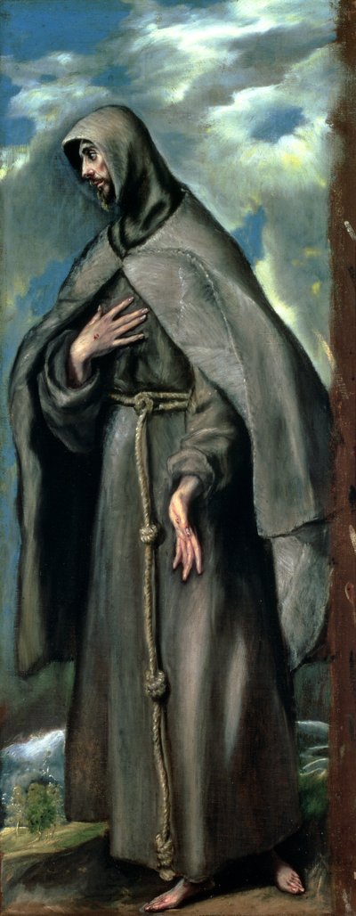アッシジの聖フランシス（c.1182-1220） 作： El Greco