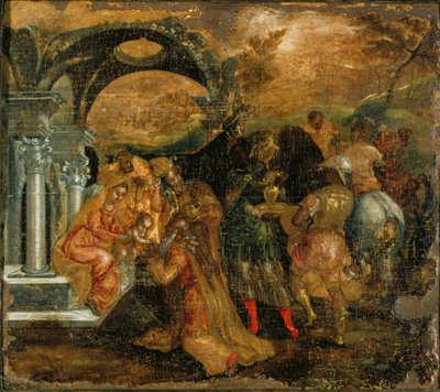 賢者の礼拝、1565-1567 作： El Greco