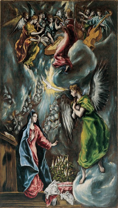 受胎告知 作： El Greco
