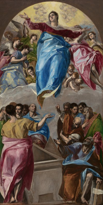 聖母被昇天、1577-79。 作： El Greco