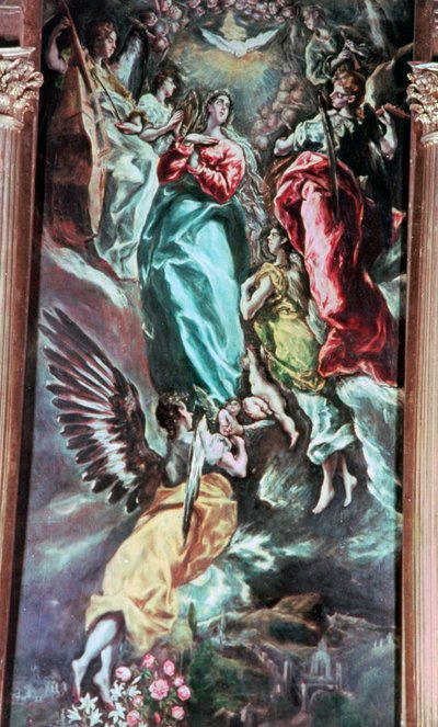 聖母被昇天、c1613 作： El Greco