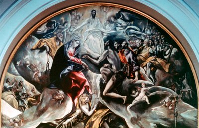 伯爵の埋葬Orgaz詳細、1586-1588 作： El Greco