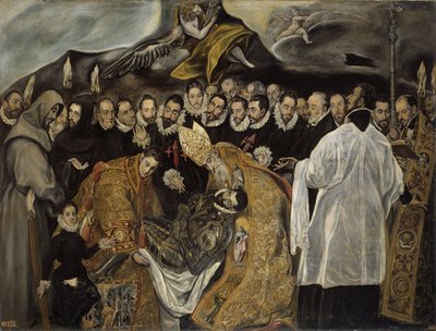オルガズ伯爵の埋葬、1625年頃 作： El Greco
