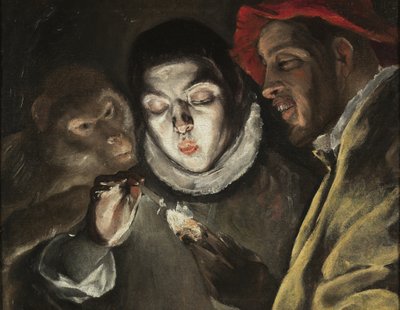 寓話、c。 1580 作： El Greco
