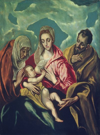 聖エリザベスの聖家族 作： El Greco
