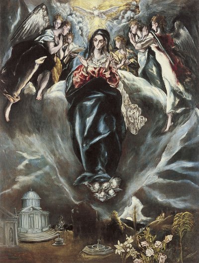 無原罪懐胎、ca。 1608〜1614 作： El Greco