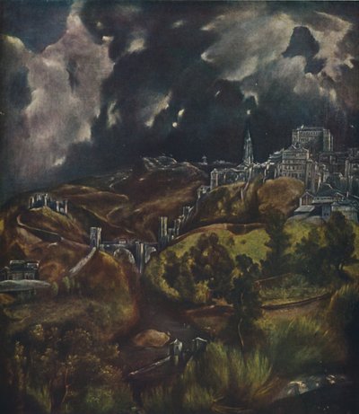 トレド、トレドの眺め、1599-1600、1938 作： El Greco
