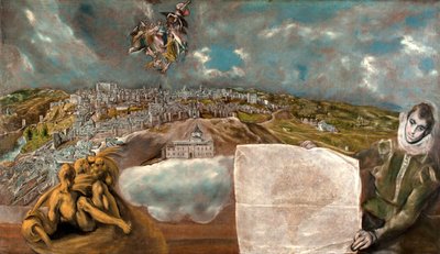 トレドの眺めと計画 作： El Greco