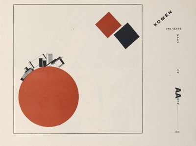 2つの正方形について、1922年。 作： Eliezer Markowich Lissitzky