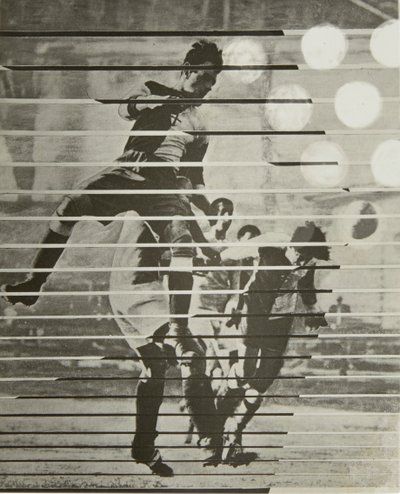 サッカー選手、1926 年。 作： Eliezer Markowich Lissitzky