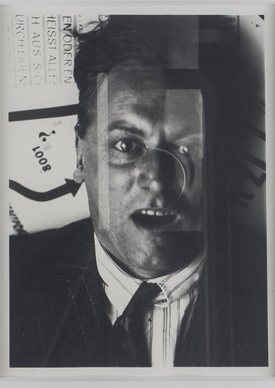 カート・シュヴィッターズ、c。 1924年。 作： Eliezer Markowich Lissitzky