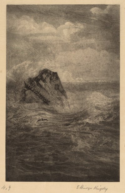海の中の岩 作： Elbridge Kingsley