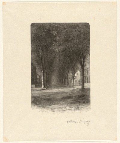 無題 [並木道] 作： Elbridge Kingsley