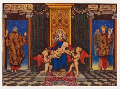 キャロル：地球上の平和（カラーリソ） 作： Eleanor Fortescue Brickdale