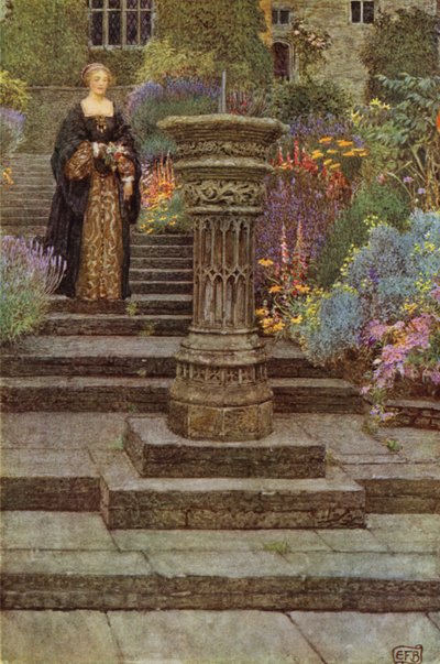 ここにある庭の栄光のように花のように甘いあなたの類似性（色リソ） 作： Eleanor Fortescue Brickdale