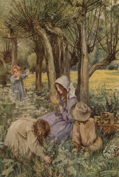 ああ、4月になった今、イギリスにいるために（カラーリソ） 作： Eleanor Fortescue Brickdale