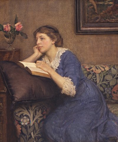ウィニフレッド・ロバーツの肖像、1913年頃（紙に水彩） 作： Eleanor Fortescue Brickdale