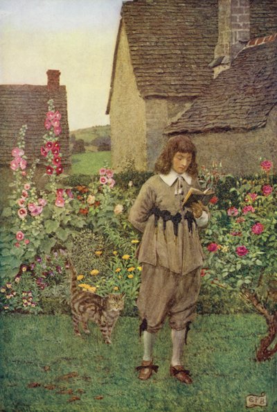 ここにプライドと野心 ここでは何もないが、風は人を傷つける可能性がある (color litho) 作： Eleanor Fortescue Brickdale