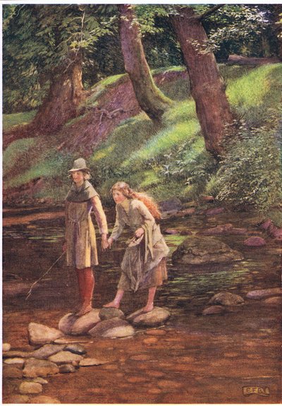 ロザリンドとセリア (リソ) 作： Eleanor Fortescue Brickdale