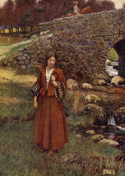 イズリントンの廷吏の娘 (色リソ) 作： Eleanor Fortescue Brickdale