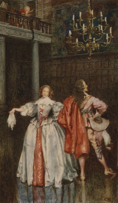 公爵夫人の飛行（カラーリソ） 作： Eleanor Fortescue Brickdale