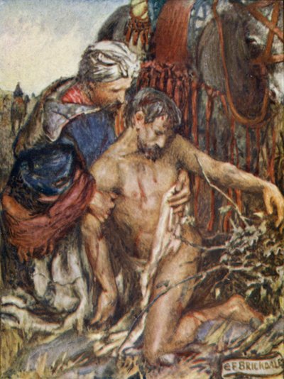 良きサマリア人 (カラーリソ) 作： Eleanor Fortescue Brickdale