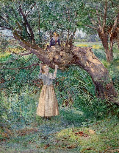 不登校の人々（水彩） 作： Eleanor Fortescue-Brickdale