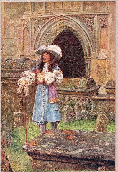 The Way of Life、Hodder and Stoughton発行の「The Book of Old English Songs and Ballads」のイラスト、1910年頃（カラーリソ） 作： Eleanor Fortescue Brickdale