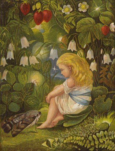 ホタルのうわさ話（カラーリソ） 作： Eleanor Fortescue Brickdale