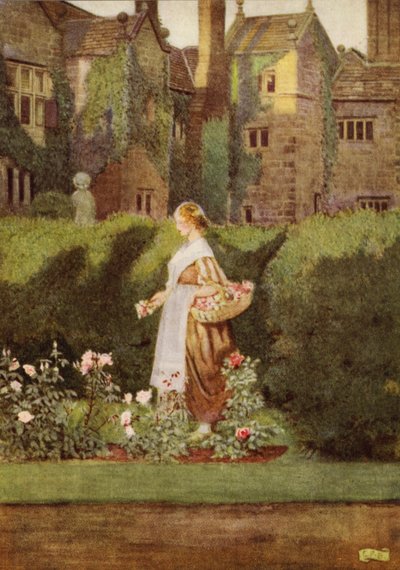彼女の顔には庭があります (色リソ) 作： Eleanor Fortescue Brickdale