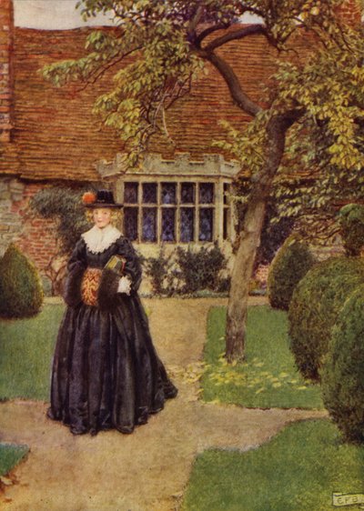 私のジュリアがシルクで行くとき（カラーリソ） 作： Eleanor Fortescue Brickdale