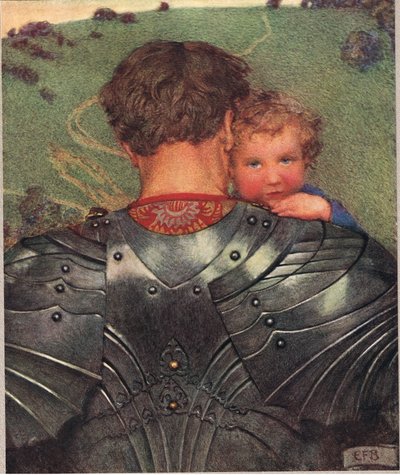 甘い子守唄、「The Book of Old English Songs and Ballads」のイラスト 作： Eleanor Fortescue Brickdale