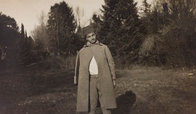 Friuli-Venezia Giuliaにおける第一次世界大戦のアルバム：Soreschiano Manzanoの戦争病院の17人が住んでいたVilla Brazzàにおけるオーストリア人捕虜の士官候補生のポートレート（モノクロ写真）。 作： Elena Bianconcini
