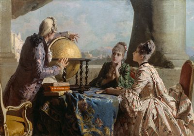 地理の授業 作： Eleuterio Pagliano