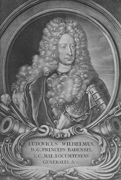 バーデンバーデンのルートヴィヒヴィルヘルム 作： Elias Christoph Heiss