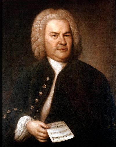 ヨハン・セバスチャン・バッハ1685-1750、ドイツの作曲家、オルガニスト、1746年。 作： Elias Gottleib Haussmann
