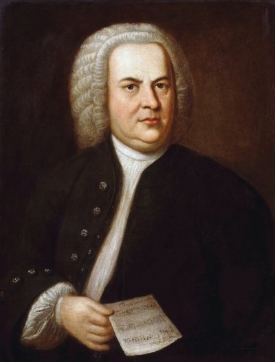 ヨハン・セバスチャン・バッハの肖像、オスマン、エリアス・ゴットロープ（1695-1774）（キャンバスに油彩） 作： Elias Gottleib Haussmann