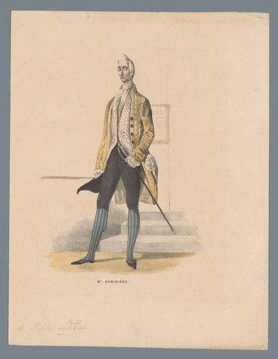 Mr. Deminière (オブジェクトのタイトル) 作： Elias Spanier (attributed to)