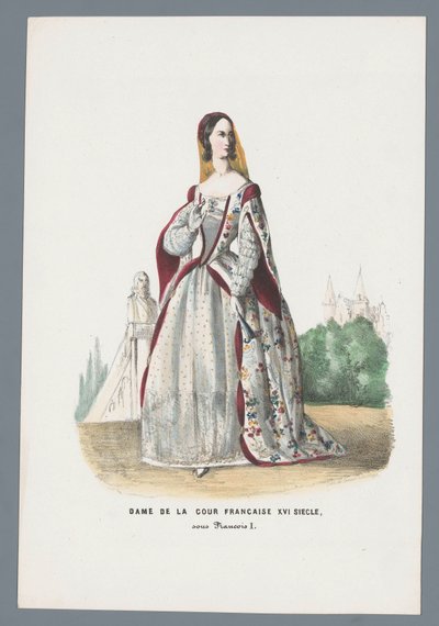 フランソワ 1 世の下で、16 世紀のフランス宮廷の女性 (オブジェクトのタイトル) 作： Elias Spanier