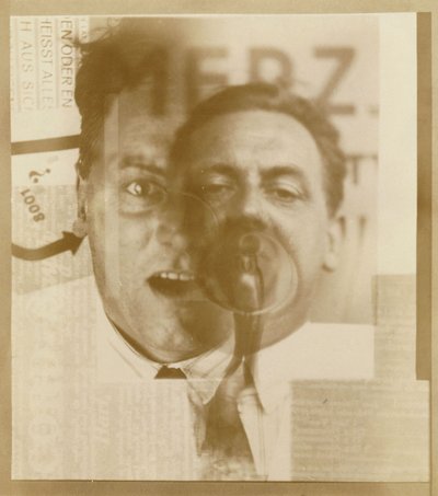 カート・シュヴィッター、1924-5 作： Eliezer Markowich Lissitzky