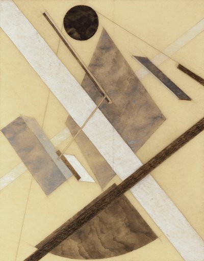 Proun：Path of Energy and Dynamic Flows、c.1920 作： Eliezer Markowich Lissitzky