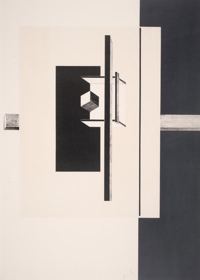 無題 作： Eliezer Markowich Lissitzky